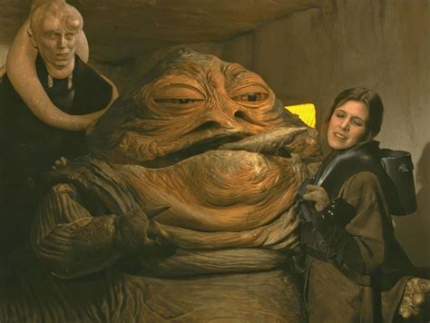 Jabba the Hutt and Slave Leia: Drool and Discuss .